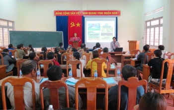 Quang cảnh buổi tập huấn.