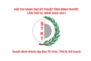 UBND tỉnh Bình Phước ban hành Quyết định thành lập BTC Hội thi Sáng tạo kỹ thuật tỉnh Bình Phước lần thứ VI, năm 2020-2021