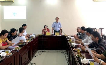 Toàn cảnh chương trình làm việc giữa LHH Việt Nam với Hội Mỹ thuật Việt Nam