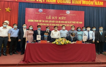 Lễ ký kết hợp tác giữa Liên hiệp Hội Việt Nam và Bộ KH&CN giai đoạn 2021-2030