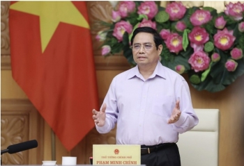 Thủ tướngPhạm Minh Chính ghi nhận những đóng góp, cống hiến của các nhà khoa học, các chuyên gia ngành y tế đối với sự nghiệp chăm sóc, bảo vệ sức khỏe nhân dân.