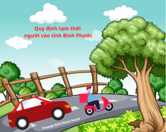 Quy định tạm thời người vào tỉnh Bình Phước