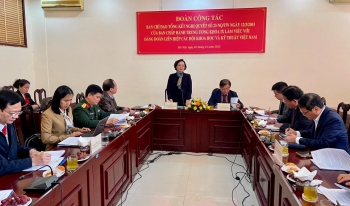 UVTW Đảng, Bộ trưởng Bộ Nội vụ Phạm Thị Thanh Trà và Chủ tịch LHHVN Phan Xuân Dũng chủ trì buổi làm việc