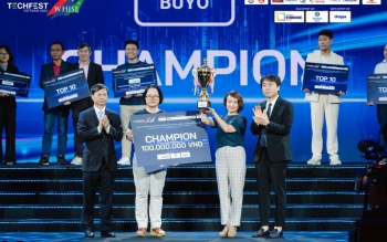 BUYO Bioplastics xuất sắc giành ngôi vị Quán quân Techfest 2023