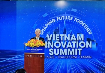 Ông Võ Văn Hoan, Phó Chủ tịch UBND TP Hồ Chí Minh khai mạc Hội nghị Thượng đỉnh Đổi mới sáng tạo Việt Nam.