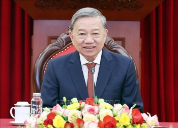 Tổng Bí thư Tô Lâm điện đàm với Tổng thống đắc cử Hoa Kỳ Donald Trump. Ảnh: TTXVN