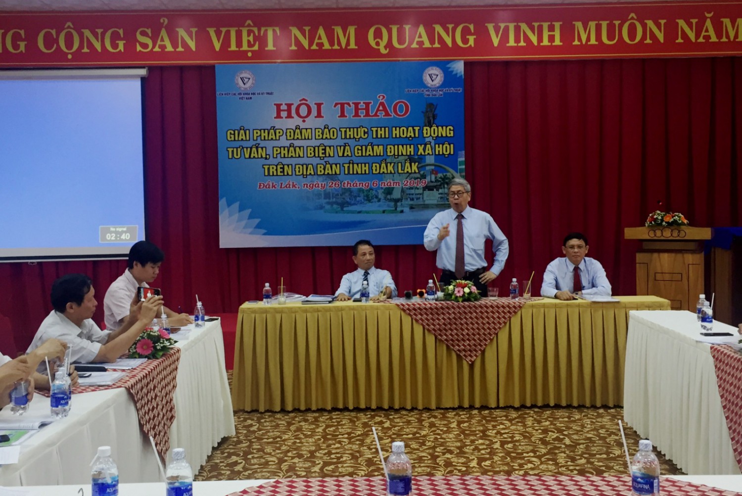 Chủ tịch LHH Việt Nam Đặng Vũ Minh phát biểu tại Hội thảo.