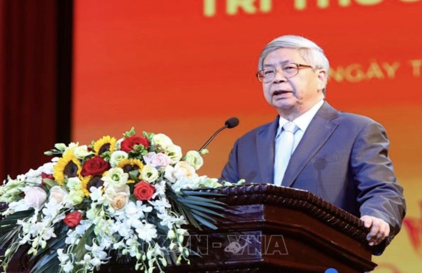 Chủ tịch LHHVN Đặng Vũ Minh phát biểu tại Hội nghị