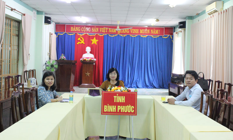 Điểm cầu Hội nghị trực tuyến tại Bình Phước