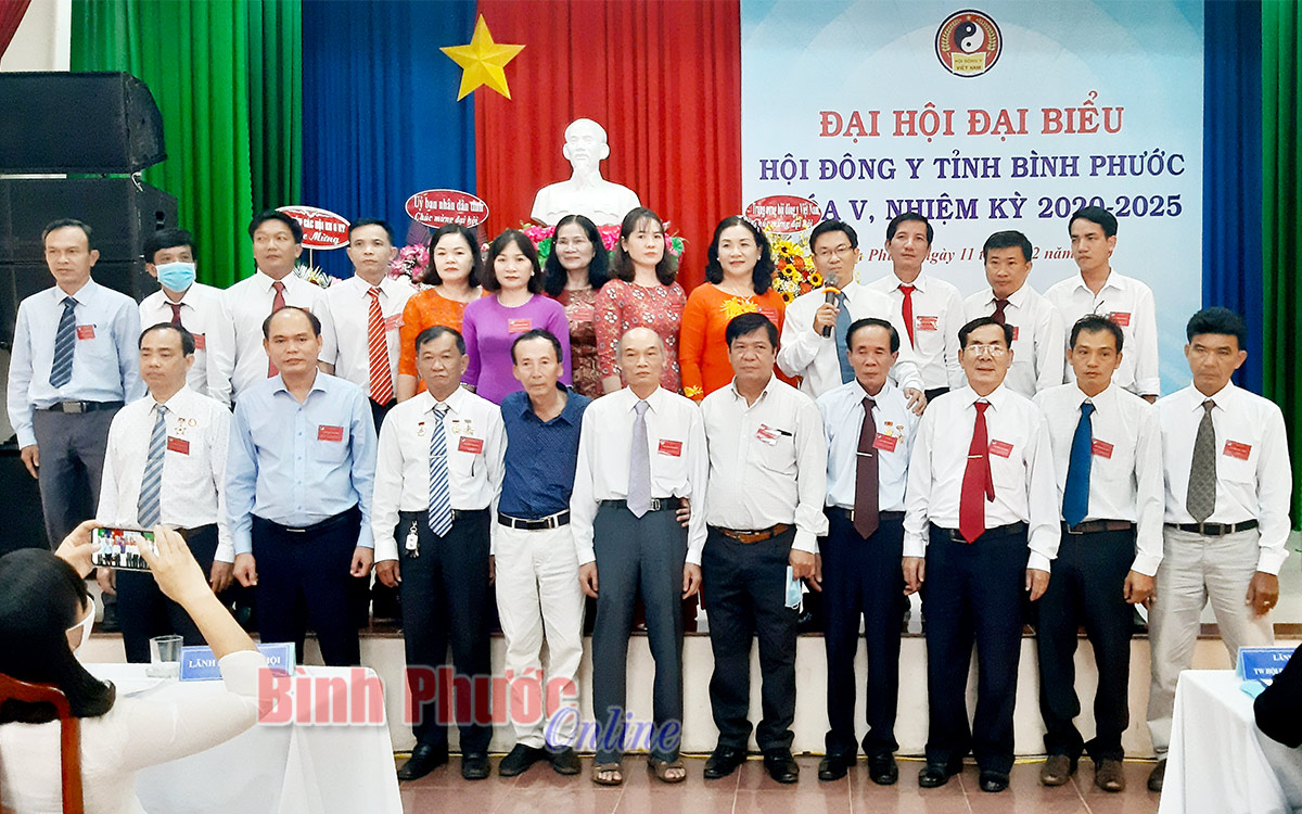 Ban chấp hành Hội Đông y tỉnh Bình Phước khóa V, nhiệm kỳ 2020-2025 ra mắt đại hội