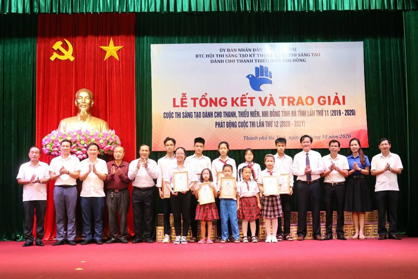 Lễ tổng kết, trao giải Cuộc thi sáng tạo dành cho TTN-NĐ tỉnh Hà Tĩnh lần thứ 11 năm 2020