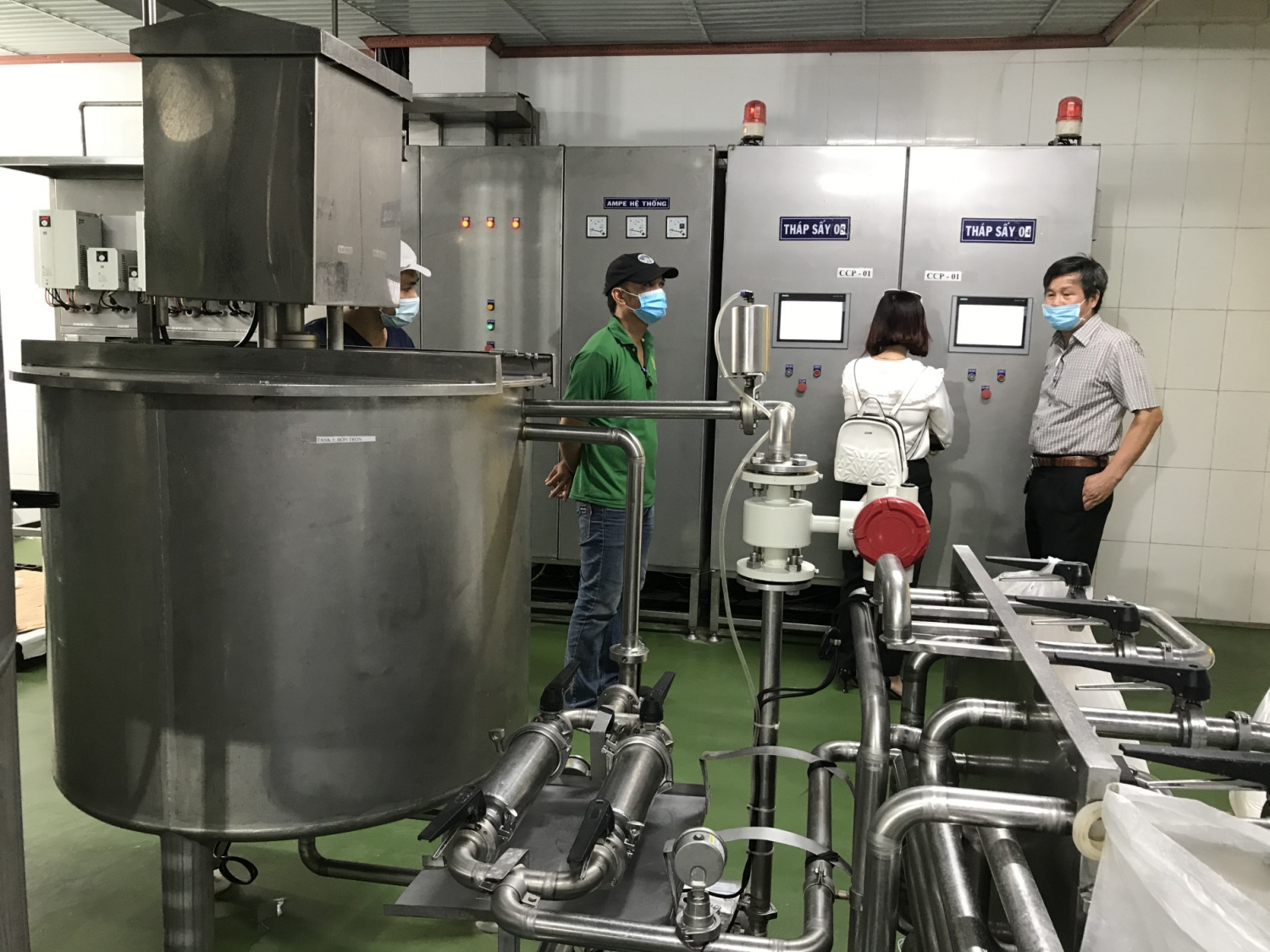Tiền Giang: Sáng chế Dây chuyền sản xuất bột sữa dừa