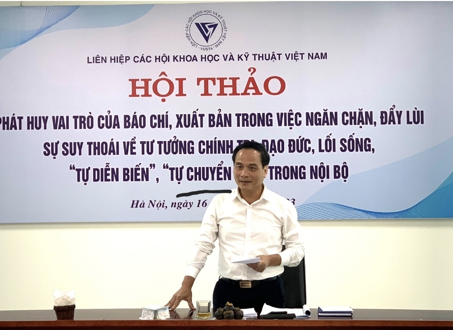 PGS.TS Phạm Ngọc Linh, Phó Chủ tịch LHHVN chủ trì Hội thảo